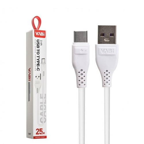 کابل تبدیل USB به Type-C وابی مدل CA27 – طول 25 سانتی متر