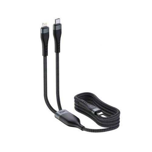 کابل تایپ سی به تایپ سی و لایتنینگ وابی (VABI) مدل CA64 – مناسب شارژ همزمان