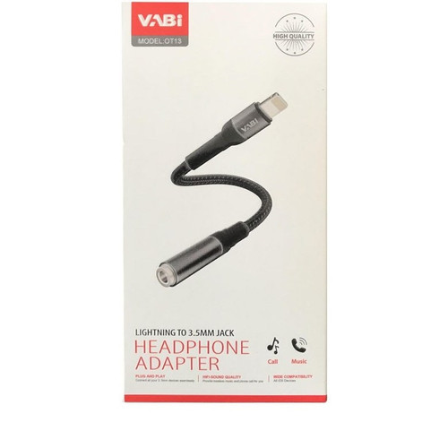 مبدل لایتنینگ به جک ۳.۵ میلی متری VABi مدل OT13