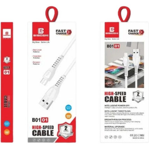 کابل فست شارژ تایپ سی Biboshi مدل B01-01