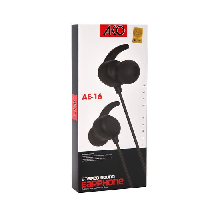 کارتن هندزفری سیمی آکو مدل AE-16