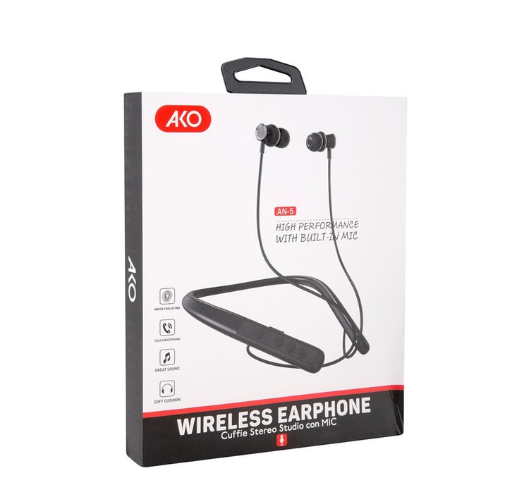 کارتن هندزفری گردنی بلوتوثی آکو (AKO) مدل AN-5