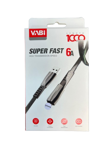 کارتن کابل آیفون برزنتی Vabi مدل CA96