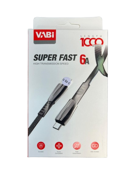 کارتن کابل دوسر تایپ سی برزنتی Vabi مدل CA98