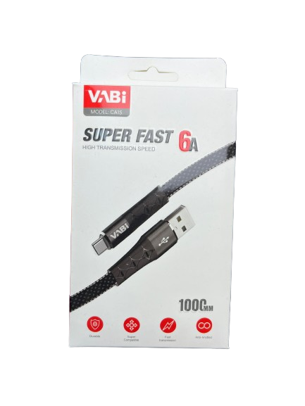 کارتن کابل تایپ سی برزنتی Vabi مدل CA15