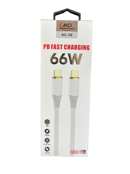 کارتن کابل دو سر تایپ سی AKO مدل AC-56