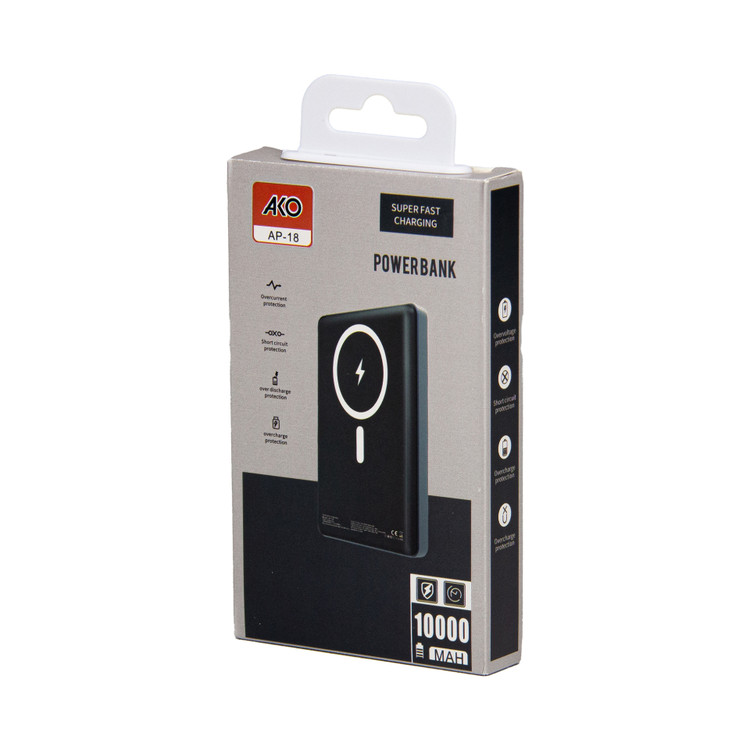 کارتن پاوربانک وایرلس آکو مدل AP-18