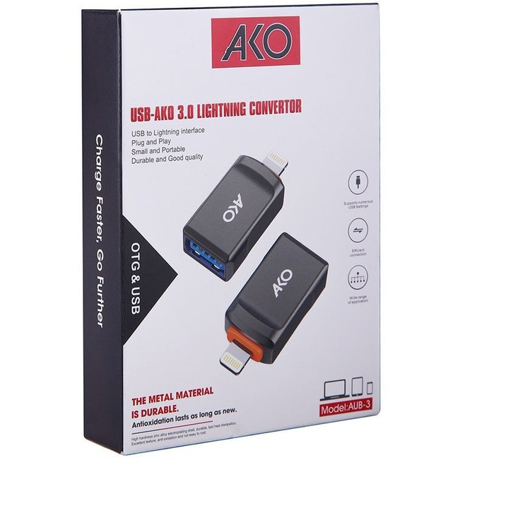کارتن اوتی جی OTG iOS آیفون AKO مدل AUB3