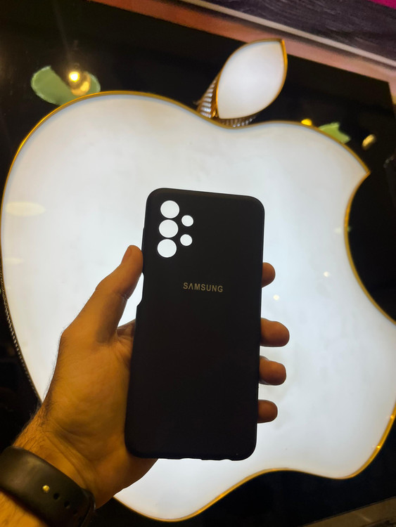 گارد مشکی سیلیکونی اورجینال پاککنی مناسب سامسونگ A13