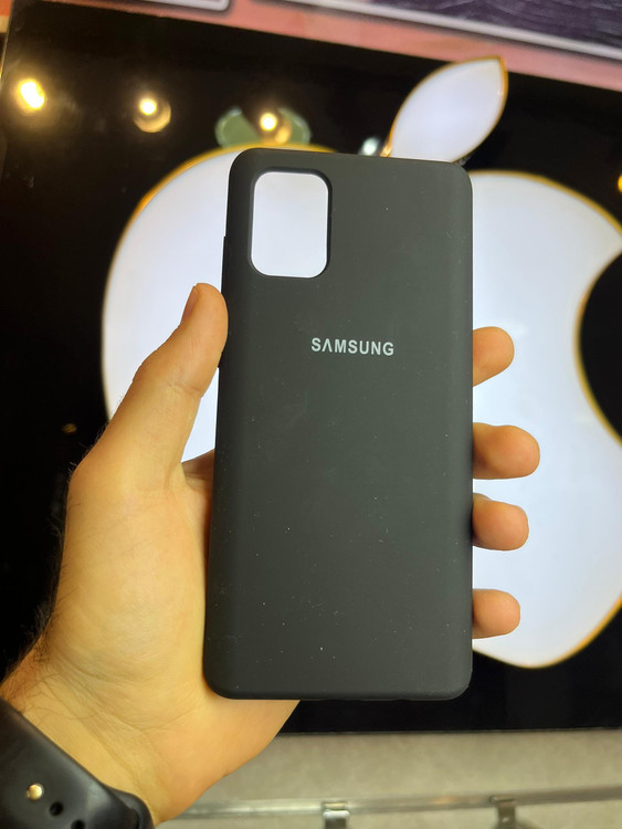 کاور مشکی سیلیکونی اورجینال پاککنی سامسونگ A71