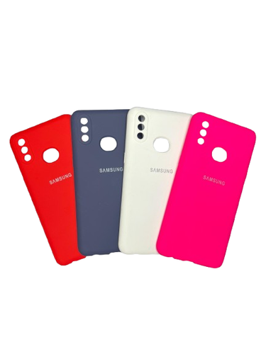 کاور سیلیکونی اورجینال پاک کنی سامسونگ A10s با محافظ لنز