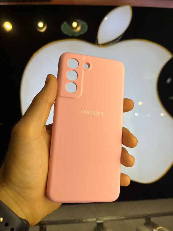 کاور کالباسی سیلیکونی اورجینال پاک کنی سامسونگ S21 FE با محافظ لنز