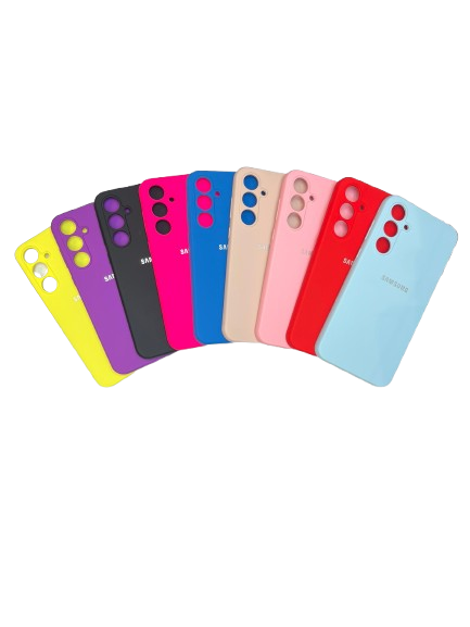 کاور سیلیکونی اورجینال پاک کنی سامسونگ A55 با محافظ لنز