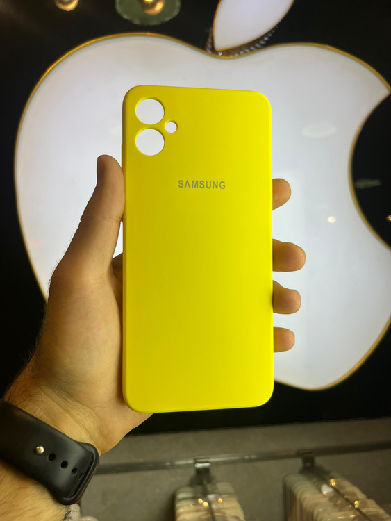 کاور زرد سیلیکونی اورجینال پاک کنی سامسونگ A05