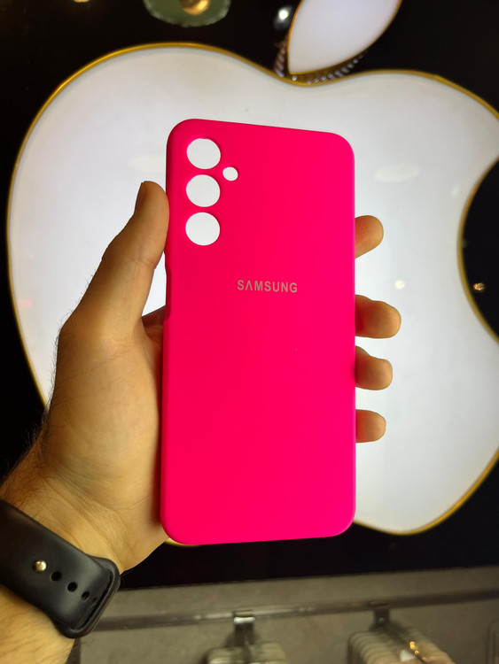 کاور صورتی سیلیکونی اورجینال پاک کنی سامسونگ A05s