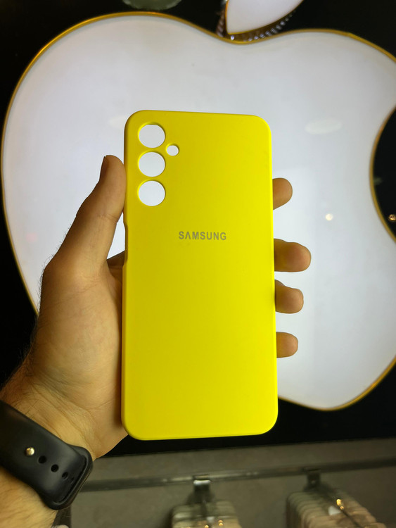 کاور زرد سیلیکونی اورجینال پاک کنی سامسونگ A05s