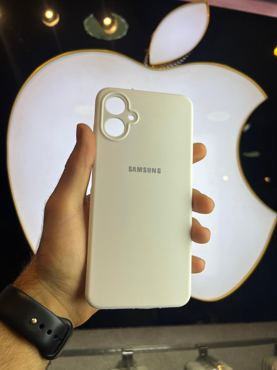 کاور سفید سیلیکونی اورجینال پاککنی سامسونگ A06