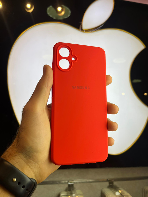 کاور قرمز سیلیکونی اورجینال پاککنی سامسونگ A06