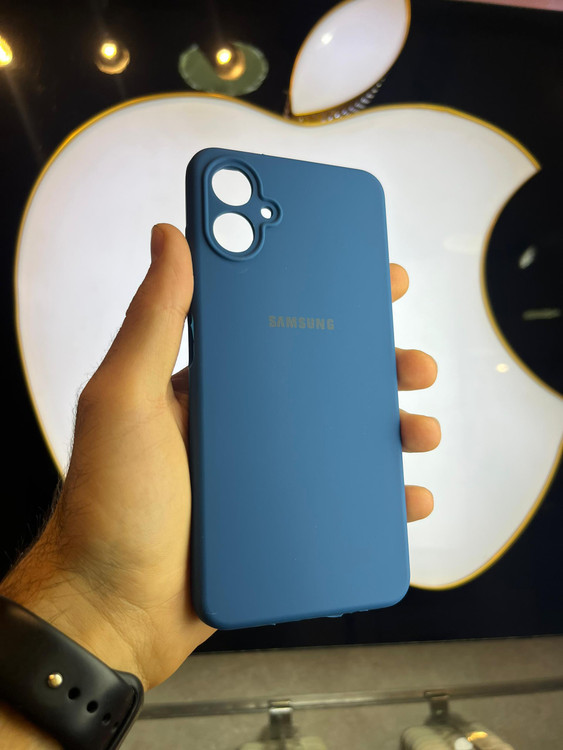 کاور آبی نفتی سیلیکونی اورجینال پاککنی سامسونگ A06