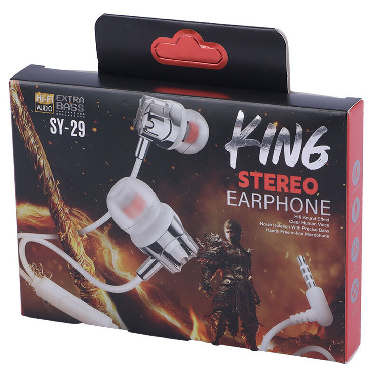 کارتن هندزفری سیمی SY‑29