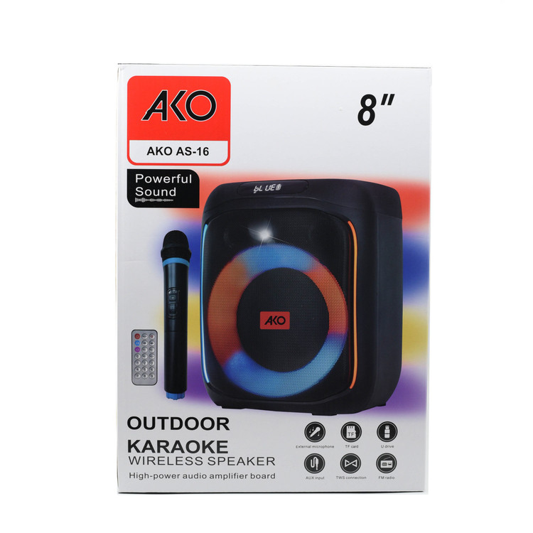 کارتن اسپیکر بلوتوثی قابل حمل آکو مدل AS-16