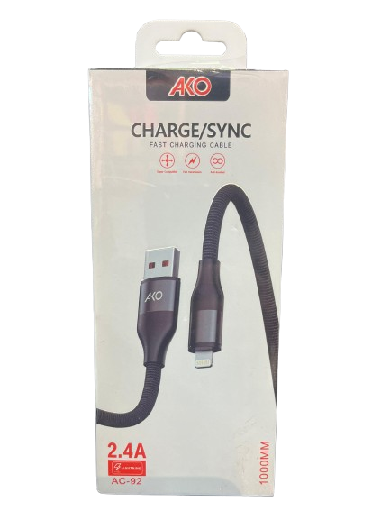 کابل USB به لایتنینگ آکو مدل AC-92