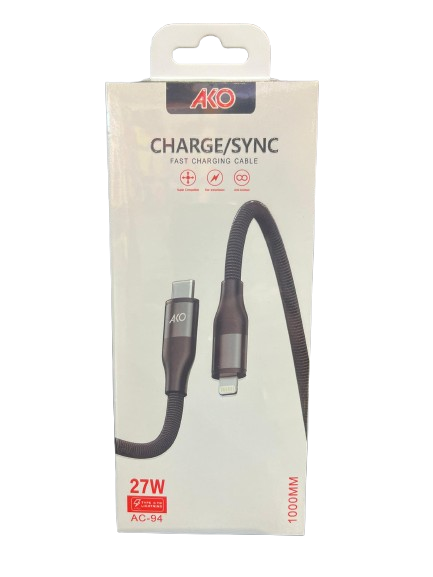 کابل تایپ سی به لایتنینگ آکو مدل AC-94