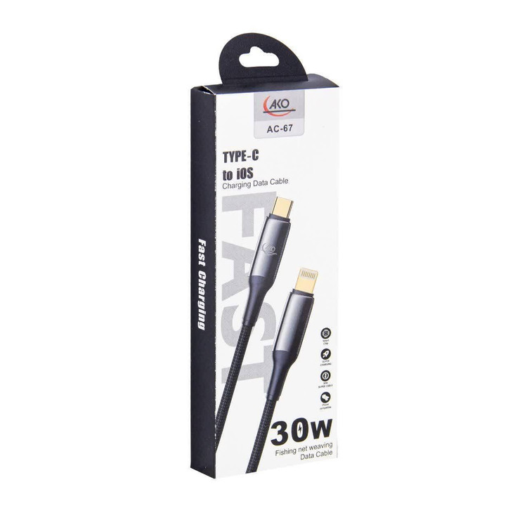 کابل USB-C به Lightning آکو مدل AC-67