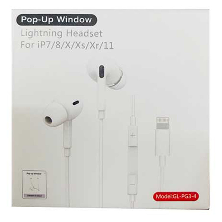 هندزفری سیمی آیفون مدل GL-PG3-4
