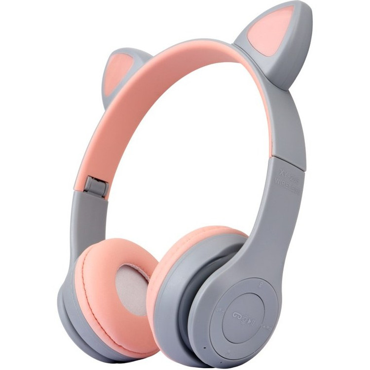 هدفون بلوتوثی گوش گربه ای XY-227 LED قابل تنظیم، تاشو
