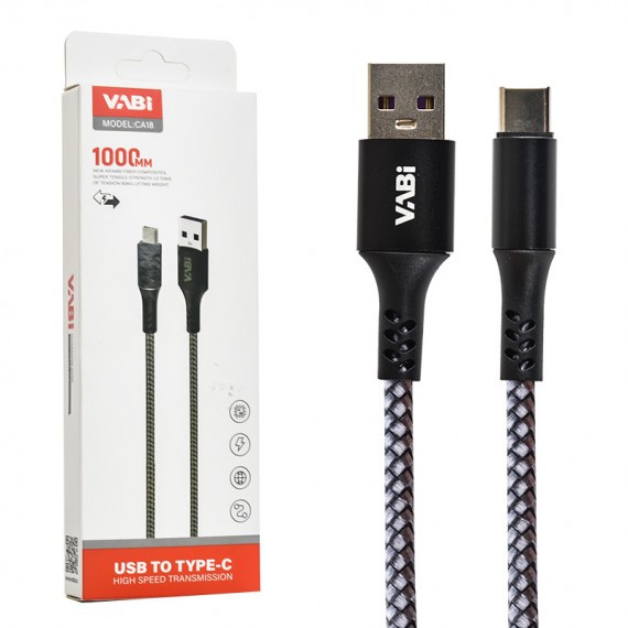 کارتن کابل تایپ سی وابی مدل CA18 کنفی طول ۱ متر