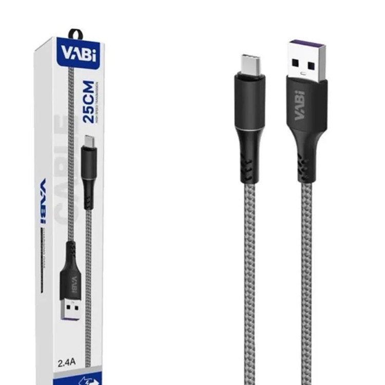 کارتن کابل شارژ کنفی تایپ C فست وابی مدل CA30 طول 1 متر