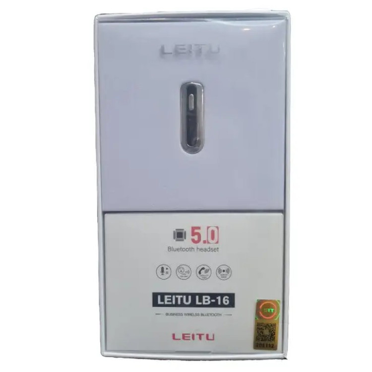 کارتن هندزفری بلوتوثی لیتو Leitu LB-16 با میکروفن و باتری 70 میلی آمپر