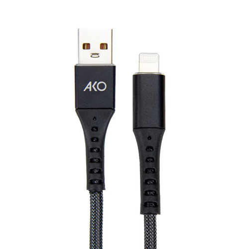 کابل شارژ آیفون آکو AKO AC-40 لایتنینگ مقاوم و اقتصادی