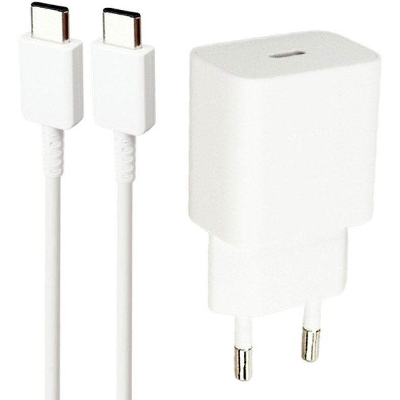 شارژر اصلی سامسونگ EP-T1510 توان 15 وات همراه کابل تایپ سی دو پین اورجینال
