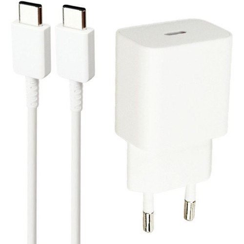 شارژر اصلی سامسونگ EP-T1510 توان 15 وات همراه کابل تایپ سی دو پین اورجینال