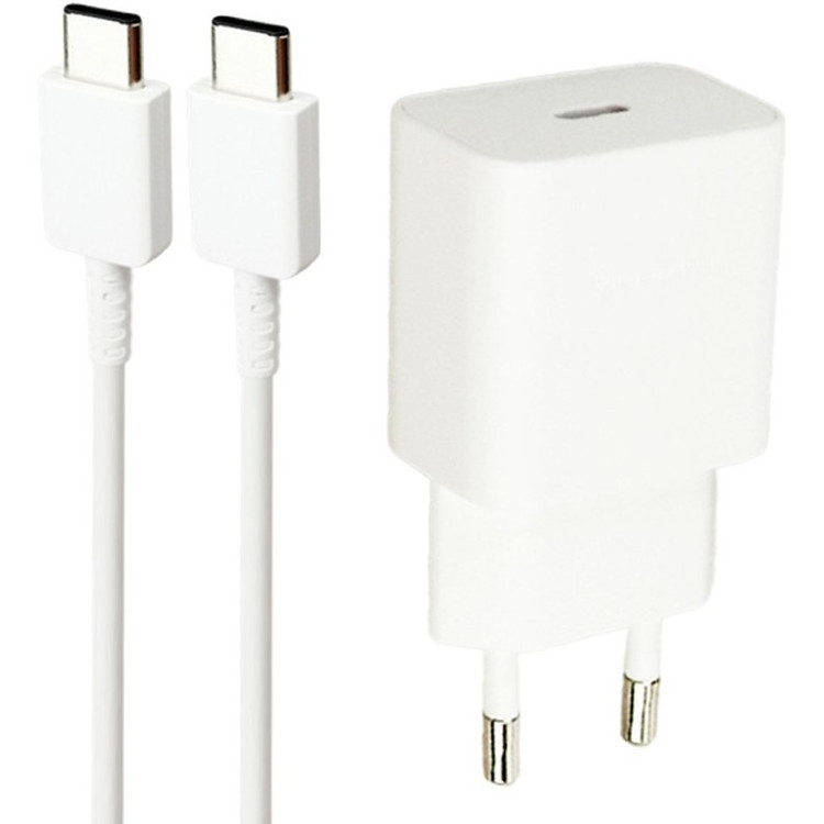 شارژر اصلی سامسونگ EP-T1510 توان 15 وات همراه کابل تایپ سی دو پین اورجینال