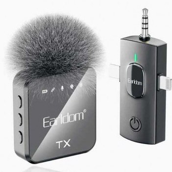 میکروفون یقه ای بی سیم ارلدام (EARLDOM) مدل ET-MC12